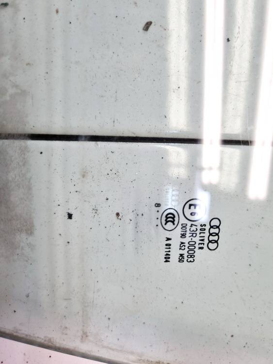 DOT90AS2M50 Audi A6 2009 Door-Drop Glass - FRONT LEFT - Thumbnail 4