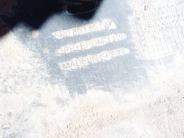 5P0853851 Seat Toledo 2009 Plastikowy lewy próg - Thumbnail 3
