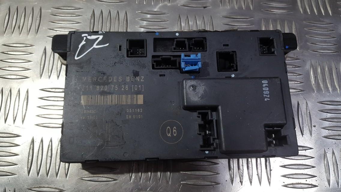 2118207526 351162 Door control relay (DOOR CONTROL UNIT MODULE ECU