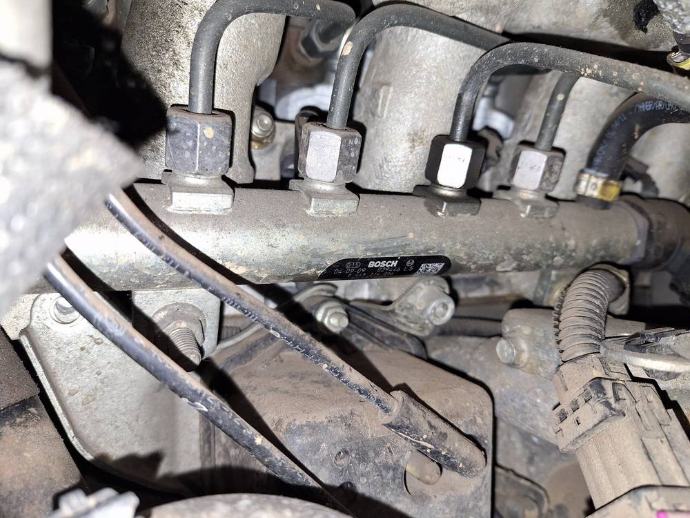 0445214056 Opel Vectra 2004 Fuel injector rail (injectors)(Fuel distributor)