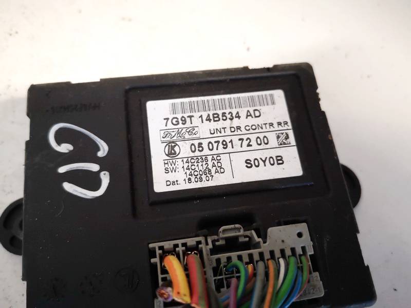 7G9T14B534AD Volvo XC 70 2008 Unidad de control-módulo de la puerta - Thumbnail 2