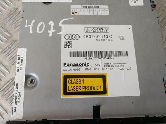 4E0910110C Audi A6 2008 CD keitiklis - Thumbnail 2