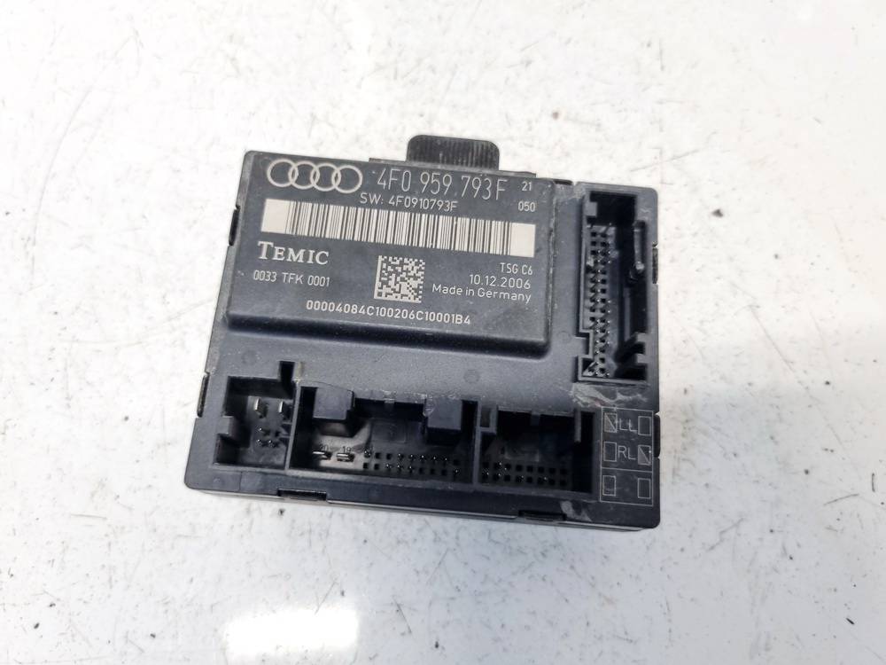 4F0959793F Audi A6 2006 Door control relay (DOOR CONTROL UNIT MODULE ECU )