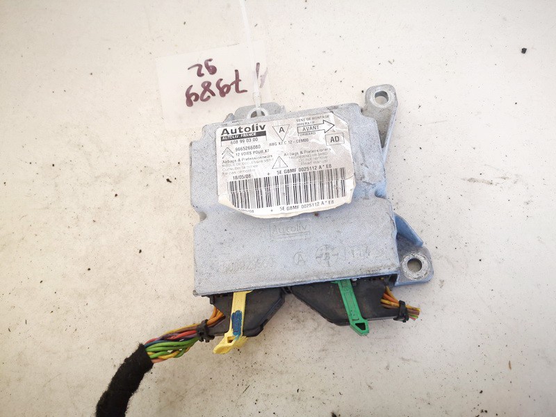 9665266080 Citroen C5 2008 Airbag crash sensors module