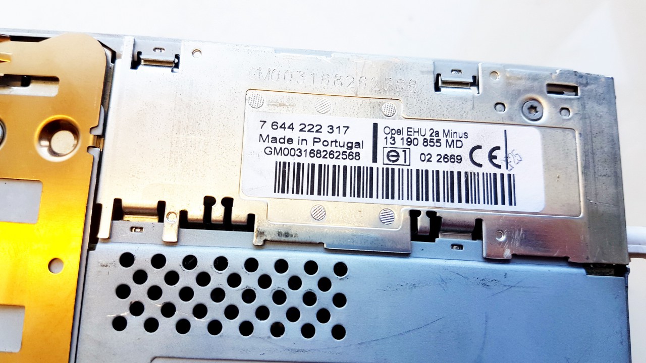 7644222317 Opel Meriva 2004 Radio samochodowe - Thumbnail 3