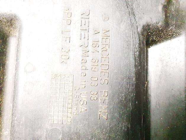 A1646190338 Mercedes-Benz GL-CLASS 2007 Bottom protection - Thumbnail 3