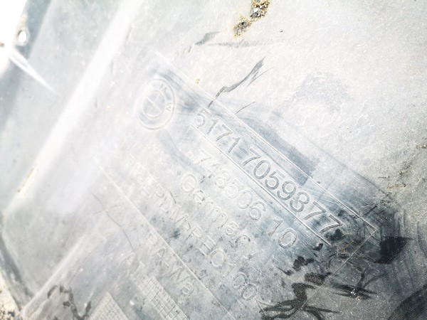 51717059377 BMW 3-Series 2007 Plastic Inner Fender - FRONT LEFT - Thumbnail 2