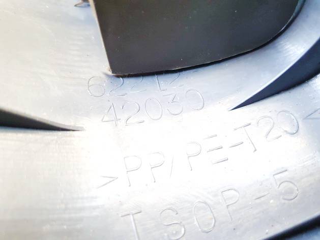 6221242030 Toyota RAV-4 2002 Pillar Trim - FRONT LEFT - Thumbnail 3