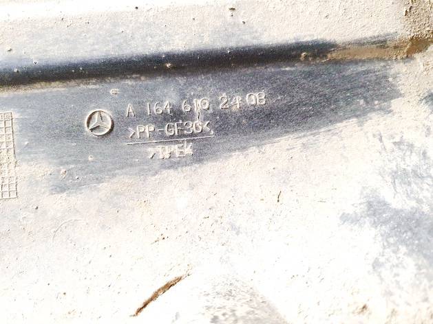 A1646102408 Mercedes-Benz GL-CLASS 2007 Placa protectora-protector antisalpicaduras motor - Thumbnail 4