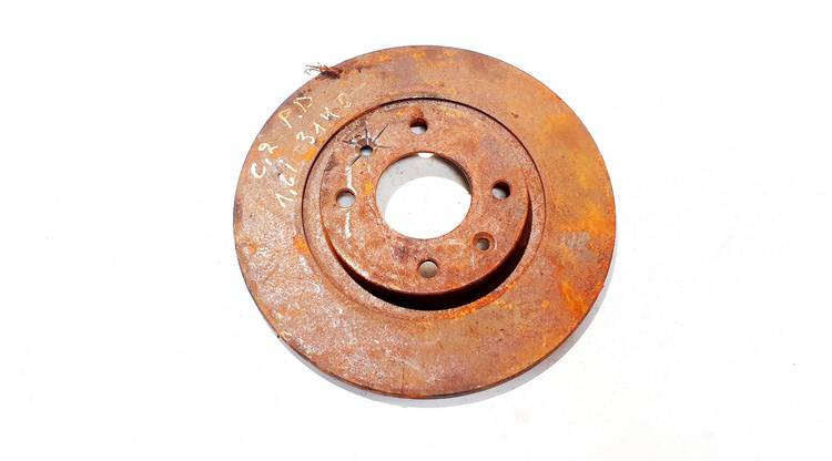 NEVENTILIUOJAMAS Citroen C2 2005 Przednia tarcza hamulcowa - PRZEDNIE