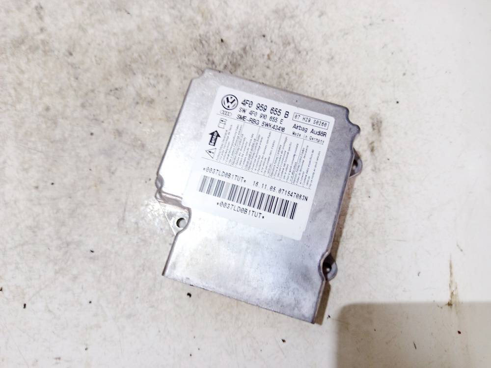 4F0959655B Audi A6 2006 Airbag crash sensors module