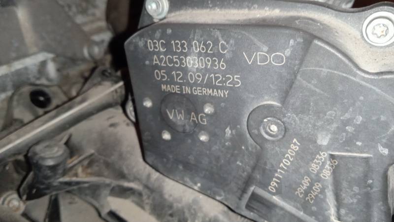 03C133062C Volkswagen Polo 2010 Zawór przepustnicy - Thumbnail 4