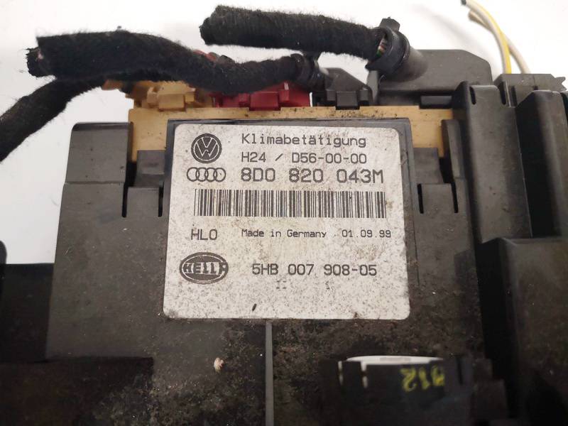 8D0820043M Audi A4 1999 Heizungsbedienteil Klimabedienteil - Thumbnail 2