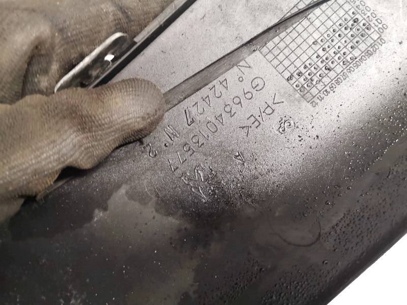 9634013577 Peugeot 307 2004 Bumper Trim Strip Corner - FRONT LEFT - Thumbnail 3