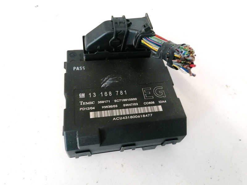 13168781 Opel Signum 2004 Confort Contrôle Module