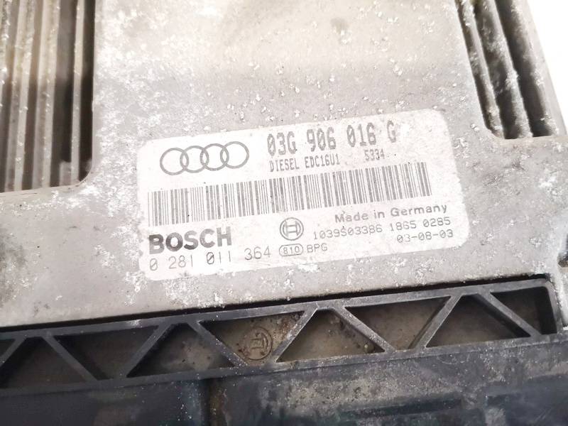 03G906016G Audi A3 2004 Блок управления двигателем - Thumbnail 2