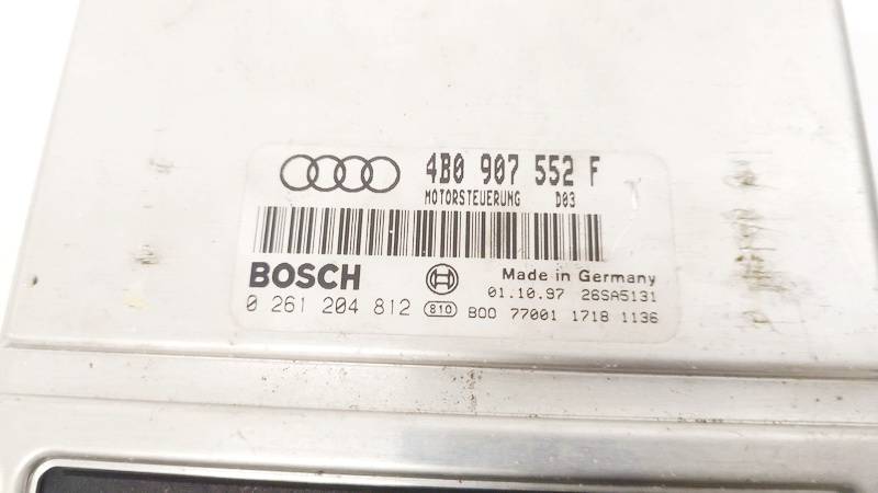 4B0907552F Audi A4 1997 Dzinēja vadības bloks - Thumbnail 2