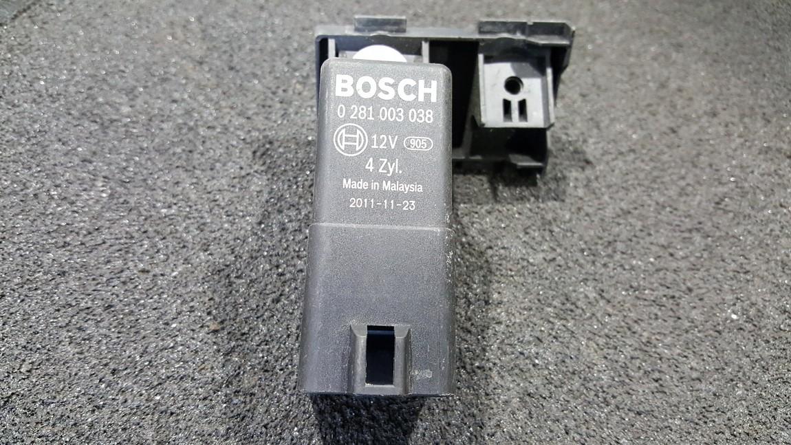 0281003038 038907281D Glow plug relay Skoda Octavia 2011 1.9L