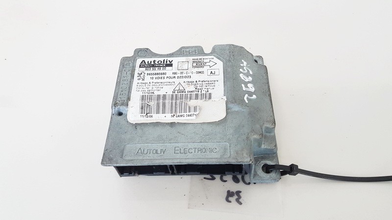 9655880880 Peugeot 407 2007 Airbag crash sensors module