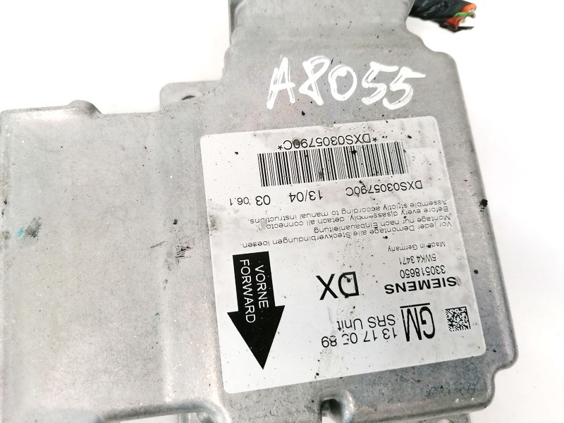 13170589 Opel Signum 2004 CALCULATEUR AIRBAG - Thumbnail 3
