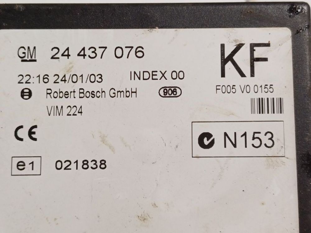 24437076 Opel Zafira 2003 General Module Comfort Relay (Unit) - Thumbnail 4