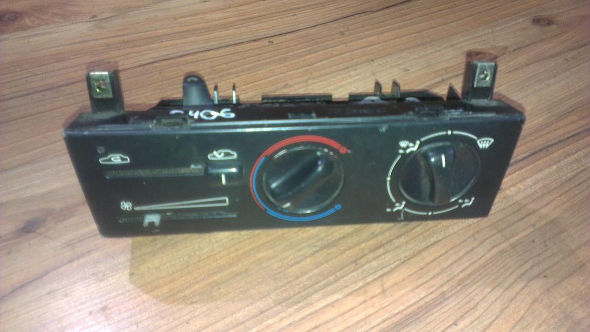 9184941002 Peugeot 406 1997 Climate Control Panel (heater control switches)