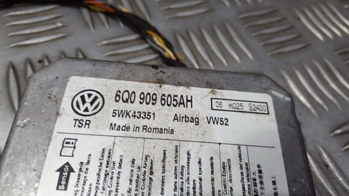 6Q0909605AH Volkswagen Caddy 2010 srs-turvatyynyn tietokone – turvatyynyn ohjausyksikkö - Thumbnail 2