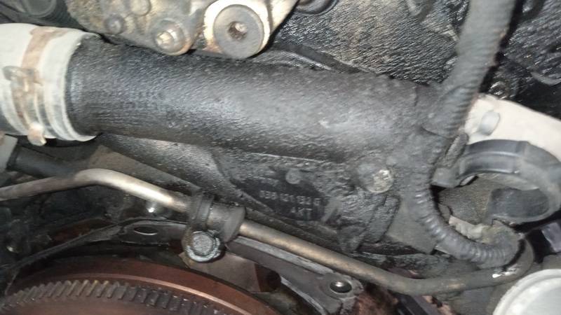 038121132G Skoda Octavia 2005 Coolant Flange (Engine Coolant Thermostat Housing Cover)