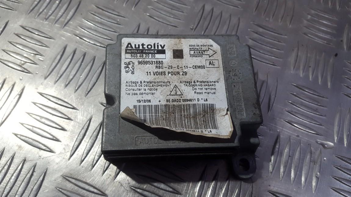 9659531880 Peugeot 607 2008 Airbag crash sensors module