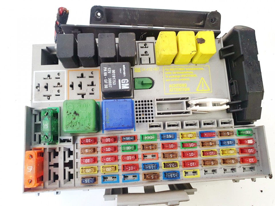 24412497 used Fuse box Opel Zafira 2003 2.0L EIS01586961 Used Auto