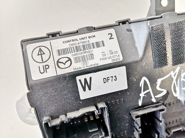 D65267560E Mazda 2 2008 General Module Comfort Relay (Unit) - Thumbnail 3