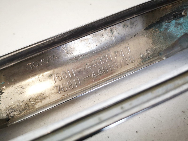 7681144030 Toyota Avensis Verso 2002 Heckklappe Kofferraumdeckel Griff Verkleidung Abdeckung - Thumbnail 3