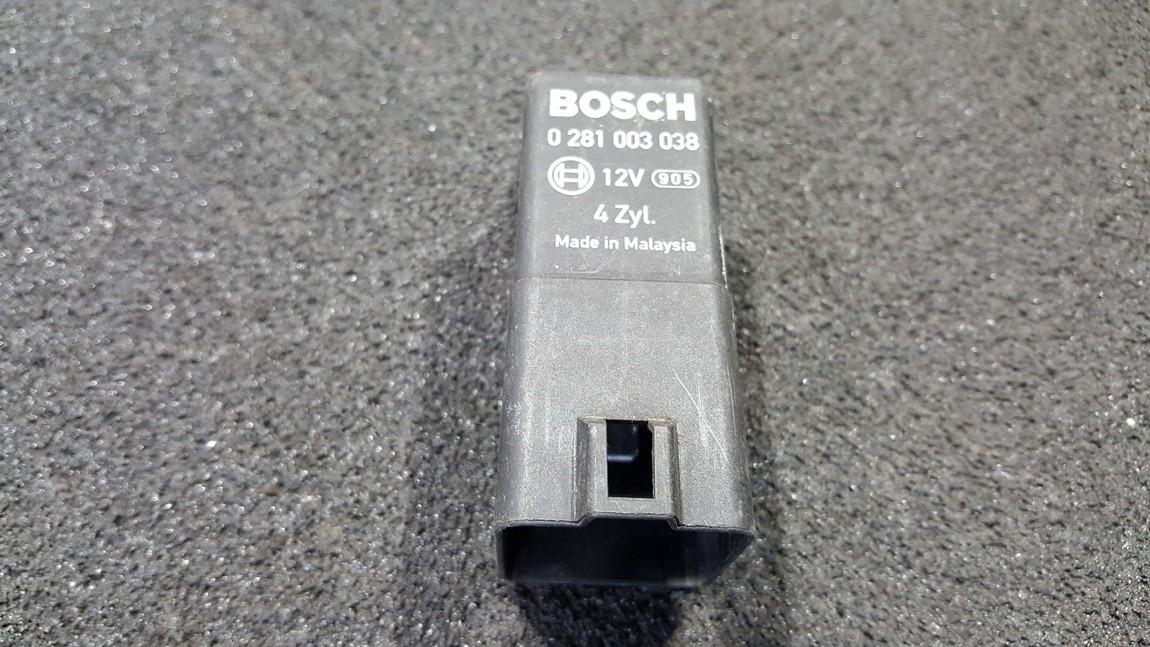 0281003038 038907281D Glow plug relay Skoda Superb 2009 2.0L