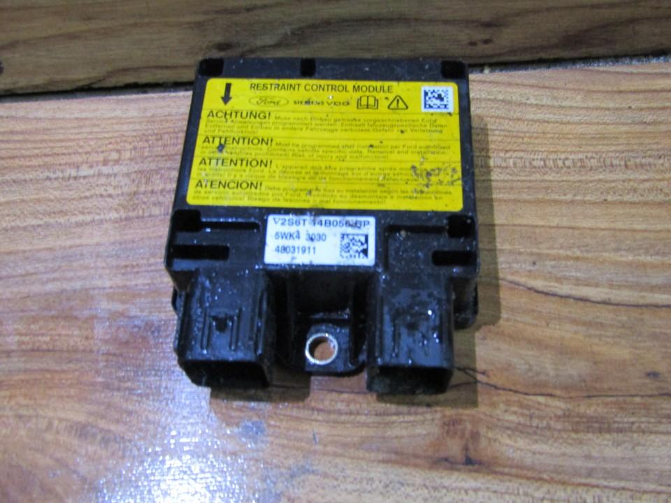 2S6T14B056BP Ford Fusion 2003 SRS AIRBAG KOMPIUTERIS - ORO PAGALVIU VALDYMO BLOKAS