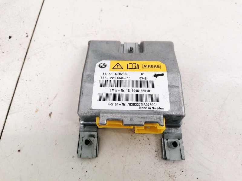 65776945155 BMW 5-Series 2004 Komputer SRS airbag – moduł sterujący poduszek powietrznych