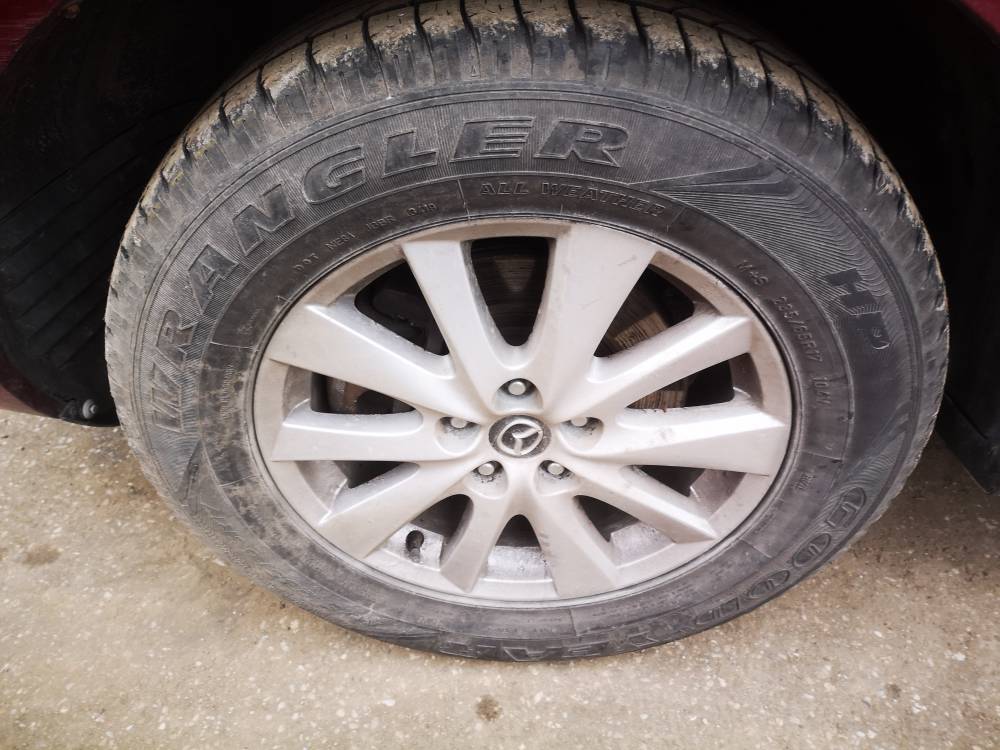 5X114.3 Mazda CX-7 2010 Komplet Kół Zimowych R17