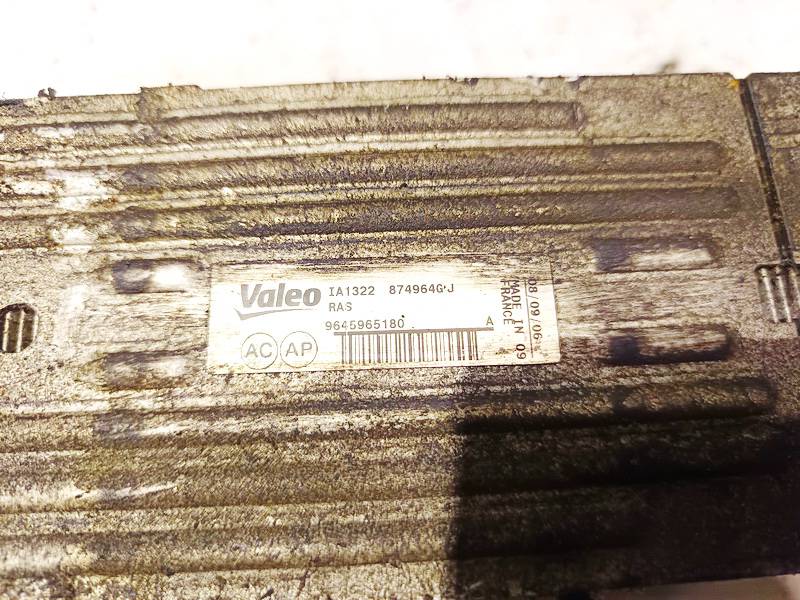 9645965180 Citroen Berlingo 2007 Intercooler radiator - engine cooler fits charger - Thumbnail 3