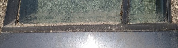 Renault Vel Satis 2003 Durvju stikla sloksne - AIZMUGURE PA KREISI