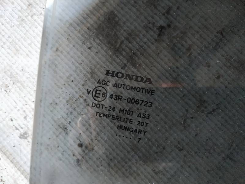 AS3 Honda CR-V 2007 Szyba drzwi - TYLNE PRAWE - Thumbnail 2