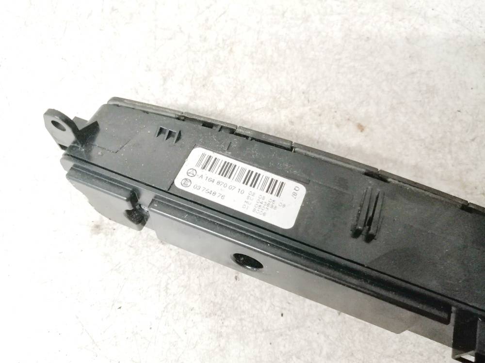 A1648700710 Mercedes-Benz ML-CLASS 2005 Klimata vadības panelis (sildītāja vadības slēdži) - Thumbnail 3