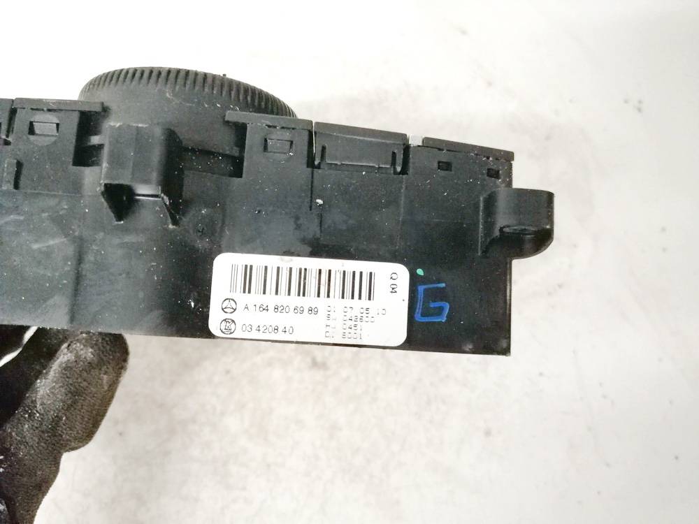 A1648206989 Mercedes-Benz ML-CLASS 2005 Klimata vadības panelis (sildītāja vadības slēdži) - Thumbnail 3