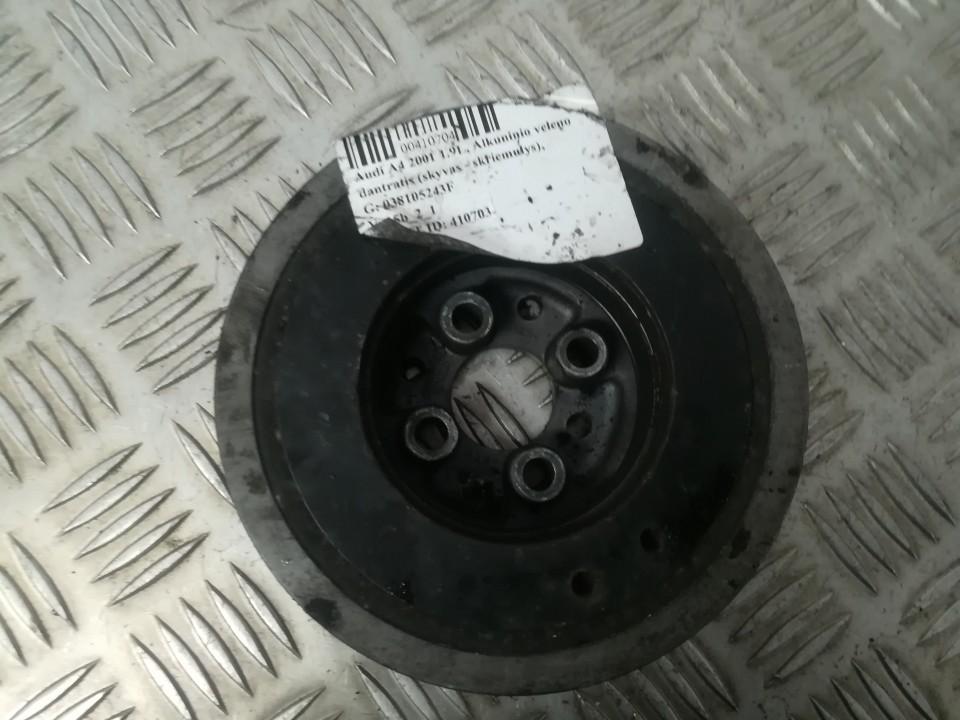 038105243F Audi A4 2001 Crankshaft Belt Pulley