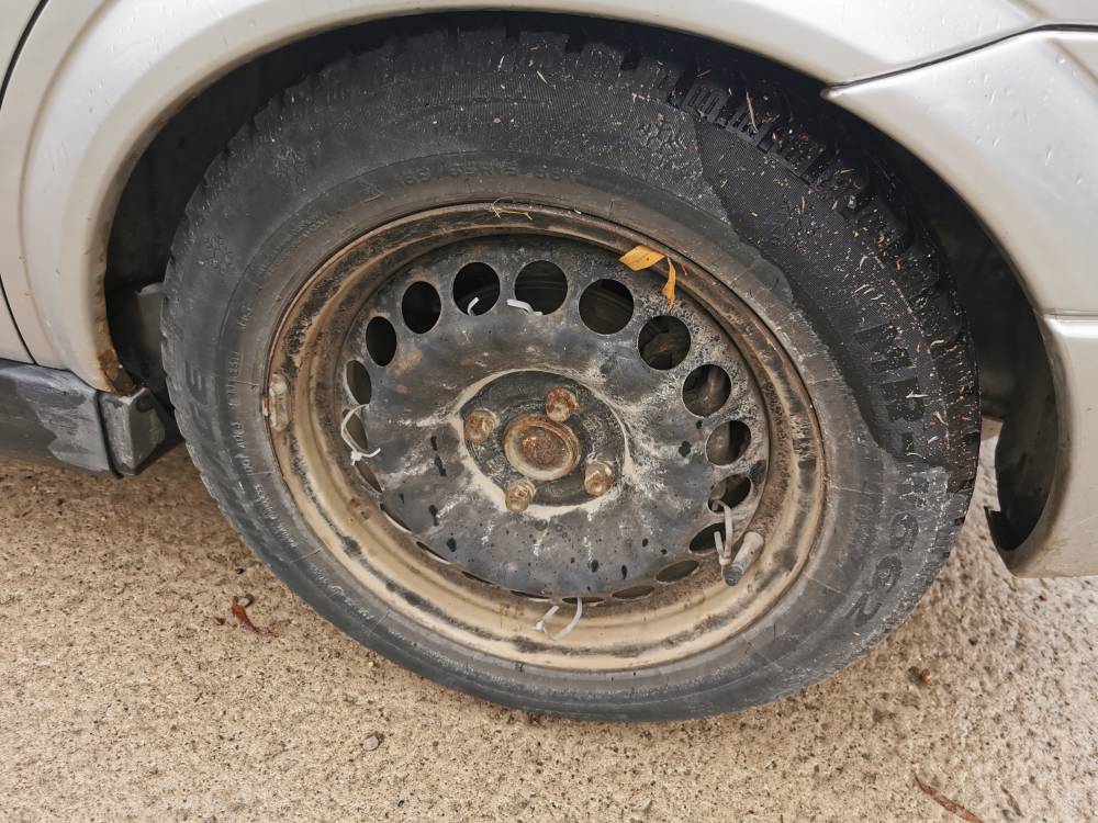 4X100 Opel Astra 2000 Komplet stalowych felg R15 - Thumbnail 3