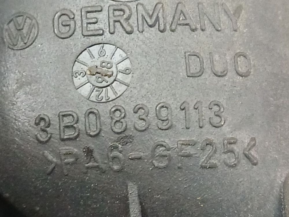 3B0839113 Volkswagen Passat 1998 Poignée Interne Port arrerie gauche - Thumbnail 4