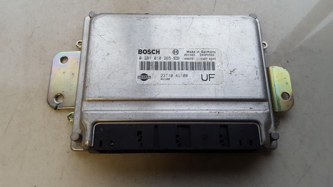 237104U100 Nissan Almera Tino 2001 ECU Engine Computer (Engine Control Unit)