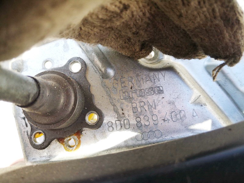 8D0839400A Audi A4 1997 Door winder mechanism (Window Regulator) - REAR RIGHT - Thumbnail 3