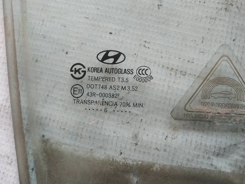 AS2 Hyundai Santa Fe 2007 Vitre de Porte Avant Droite - Thumbnail 2