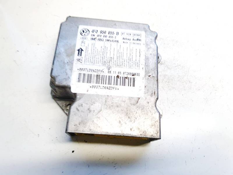 4F0959655B Audi A6 2006 Airbag crash sensors module