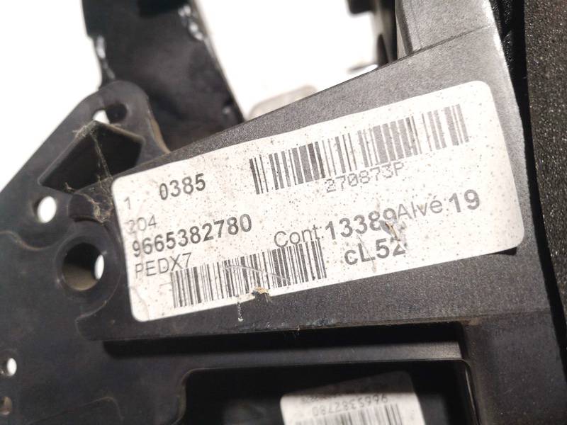 9665382780 Citroen C5 2008 Pedal work, Brake pedal, Pedal bracket, Clutch pedal - Thumbnail 3