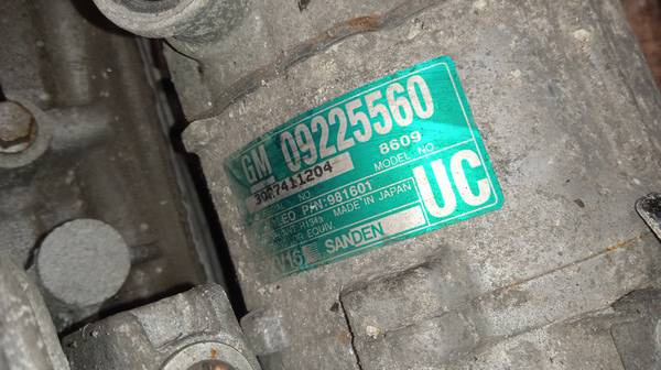 09225560 Opel Signum 2003 Pompa klimatyzacji - Thumbnail 4